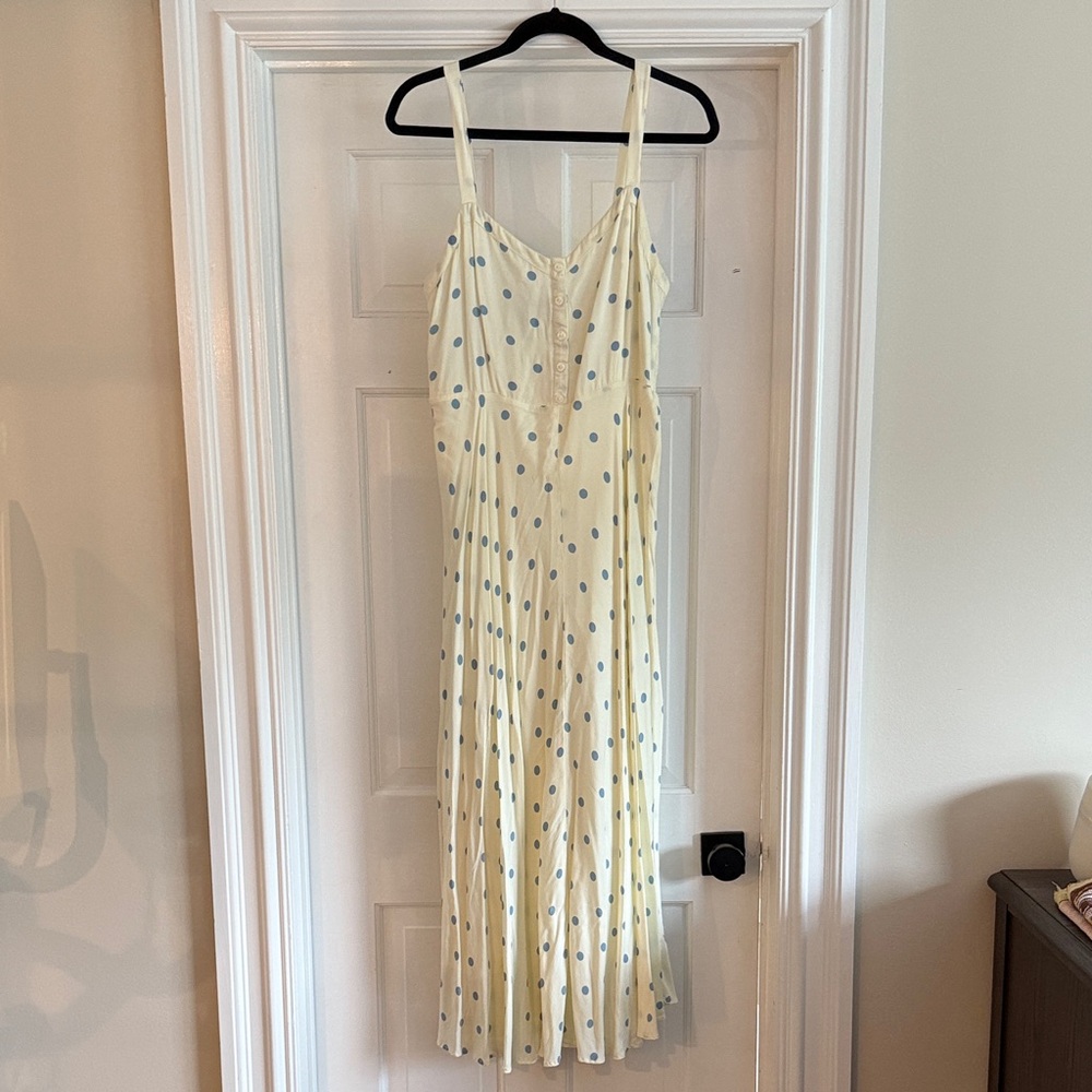 Zara Polka Dot midi dress